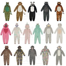 Childrens Animal Hooded All In