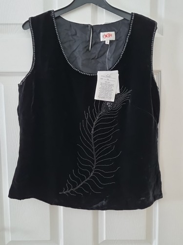 East velvet top size - east, 14