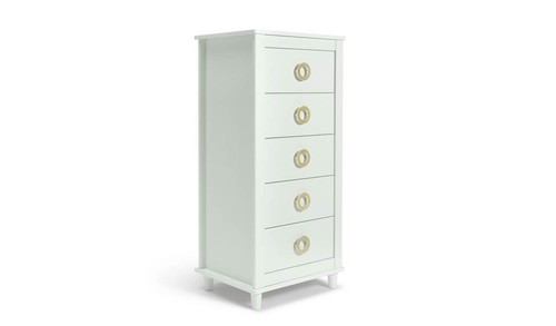 Bardot drawer tallboy white - 5,