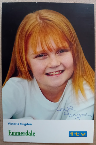 Original autographed emmerdale - autographed,