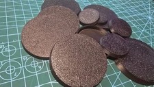 Various Round Bases 25mm to 90mm For Warhammer 40k, D&D, Miniatures, wargaming