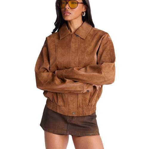 Women real leather jacket - women's,