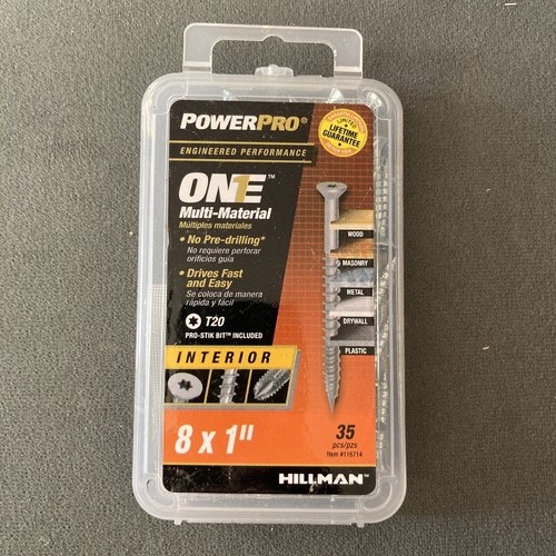 Power pro one exterior screws - one,
