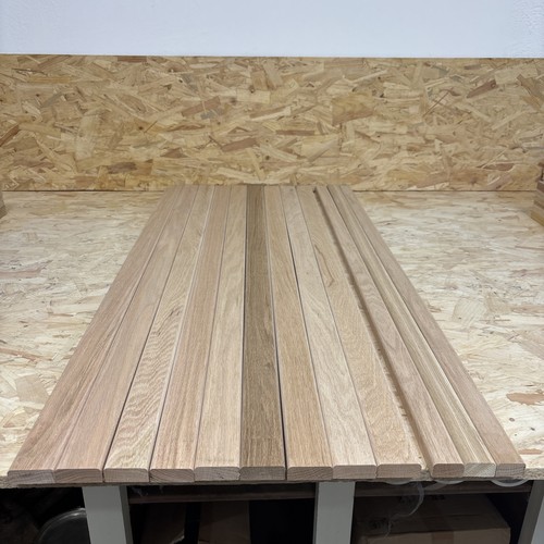 Oak garden bench slats 4ft - bench,