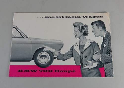 Folder brochure bmw 700 coupe - bmw,