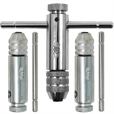 RATCHET TAP WRENCH, HOLDER FOR USE WITH HAND TAPS/SETS, M3 - M8 & M5 - M12