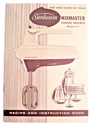 Sunbeam mixmaster hand - mixmaster, mixer