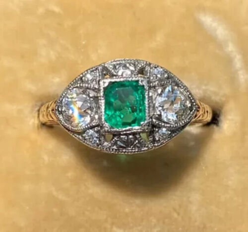 00ct emerald antique vintage - antique,