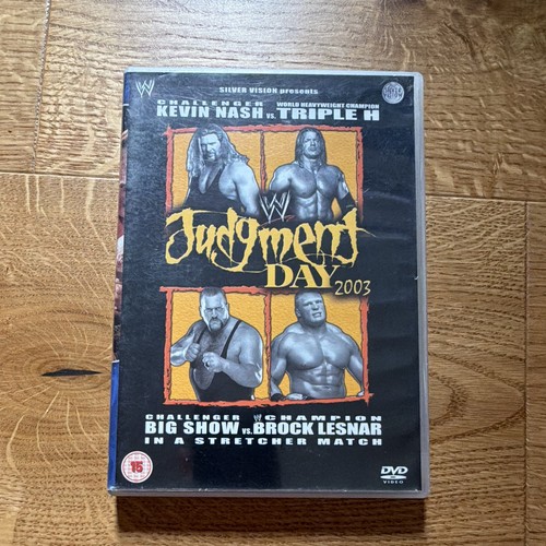 Wwe dvd judgement day 2003 - dvd,