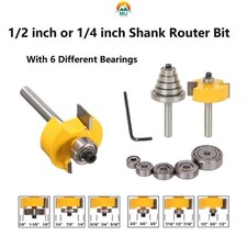 Rabbet Router Bit with 6