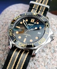 James Bond 007 Ltd Ed  'No Time To Die'' Seiko TMI NH35A Auto Movt Watch NATO..