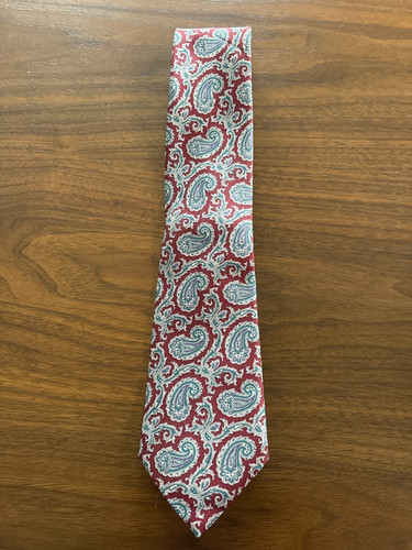 Men tie necktie red and - red,