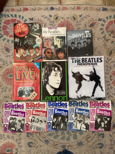 Beatles job lot bundle books - job,