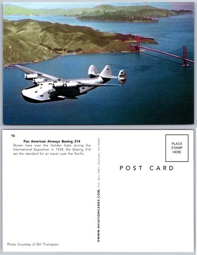 Boeing 314 flying - 314, over