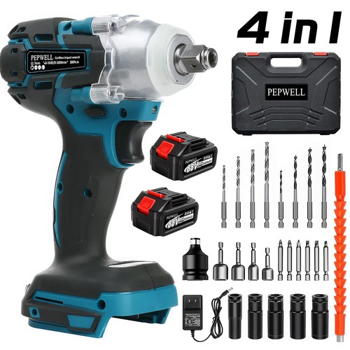 Cordless impact wrench - impact, 1/2"