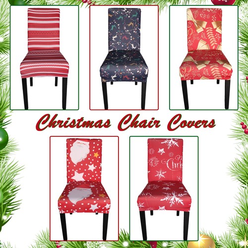 Christmas dining chair covers - christmas,