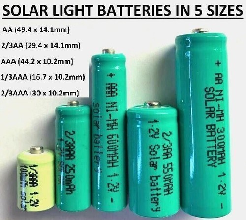 Solar light batteries - light,