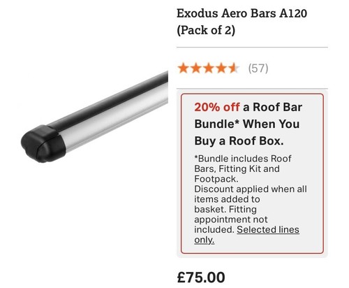Exodus aero bars - exodus, a120