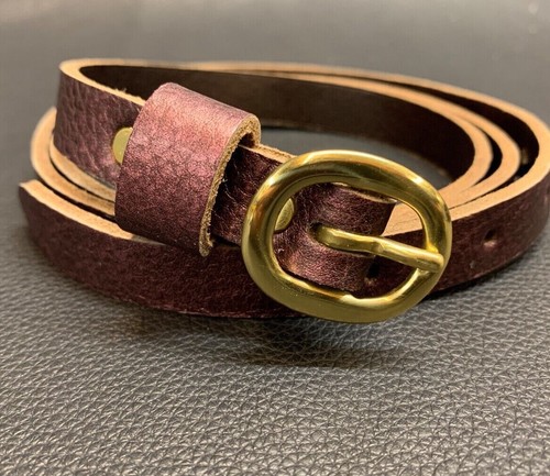 Italian leather ladies belt - italian,