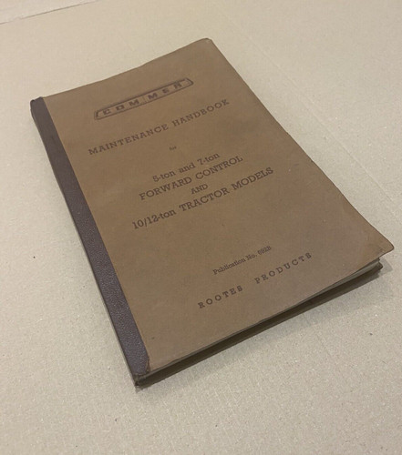 Commer maintenance handbook - commer,