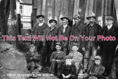 740 cornish tin - tin, miners