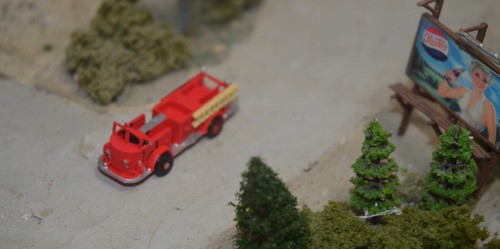 Scale fire truck engine - scale,