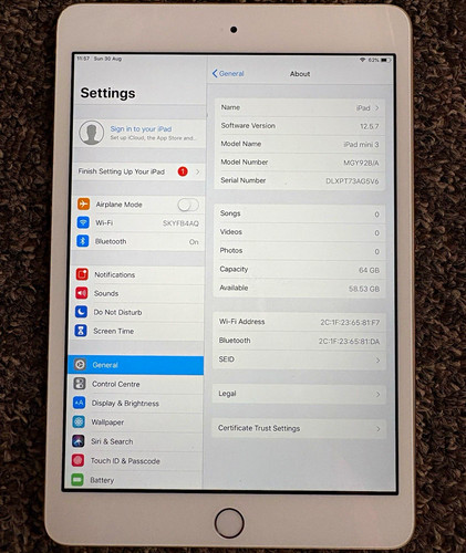 Apple ipad mini 64gb fi - 64gb, wi‑fi