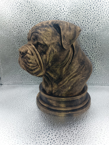 Bullmastiff bust - bullmastiff,