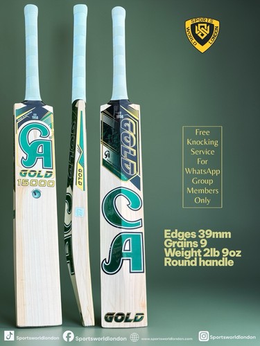 Gold 15000 cricket bat - ca,