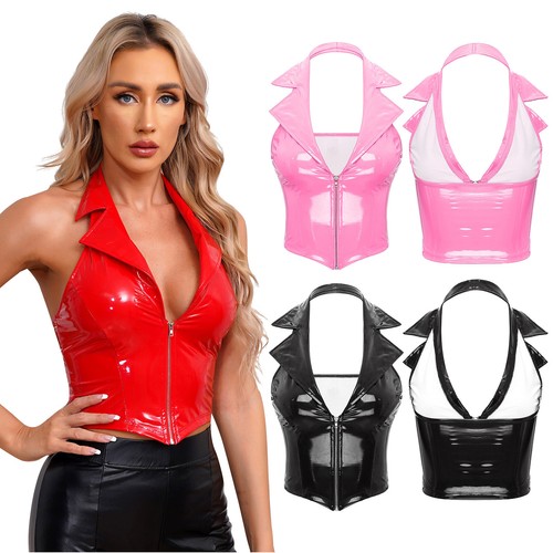 Women leather tank - pu,