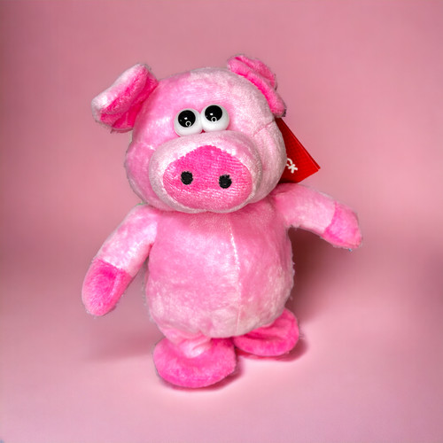 Pig walking talking plush - walking,