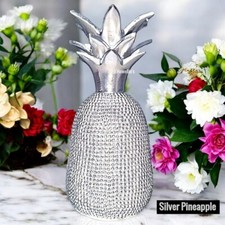 Silver Pineapple Candle Holder
