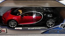 Maisto 1.18 Scale Diecast  Model Car  Bugatti Chiron Sport / Red Black