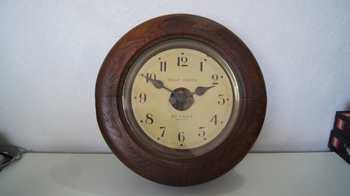 Rare large wall clock - wall, bubble