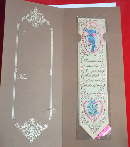 Cash silk woven - woven, bookmark