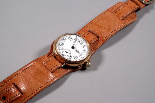 Ww1 era trench watch - 9ct, gold