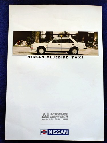 Nissan bluebird taxi - taxi, brochure