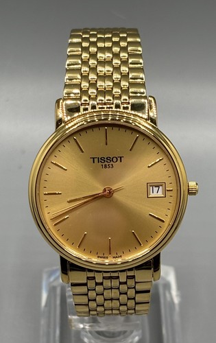 Tissot t870 970 - tissot, gold-plated