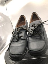 Hotter ladies lace up flat shoes, size 5.5, grey