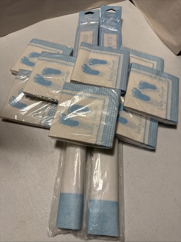 Lot blue baby - blue, shower