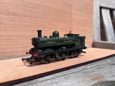 Kit Built GWR 1813 Class rebuilt open cab pannier tank loco 00 OO green Hornby