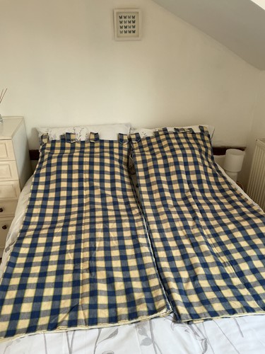 Pair lovely cream blue - pair, of