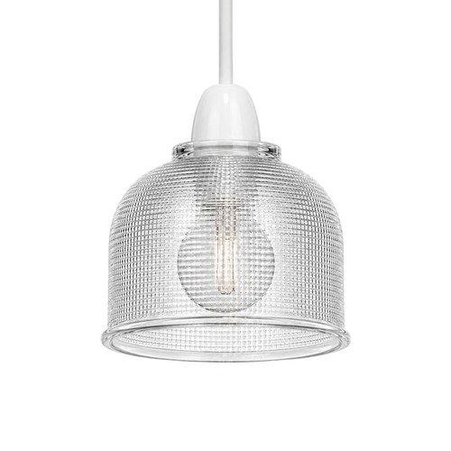 14cm textured glass lamp - 14cm,