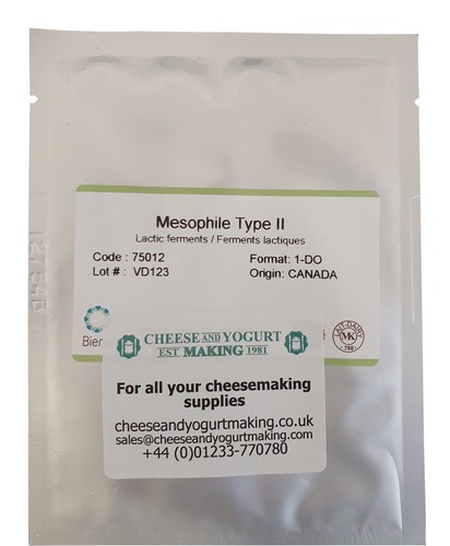 Cheese culture meso type - type, ii