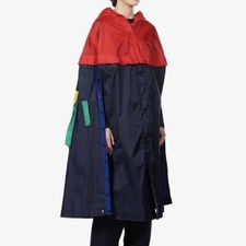 Benetton JCC x UCB Shell Cape Poncho Rain Mac Jacket Size Oversized S