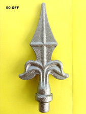 50 x Steel Railheads  Fleur De