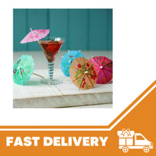 20x Cocktail Umbrellas Bamboo Sticks Birthday Wedding Party Drinks Decoration UK