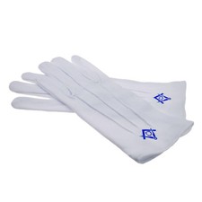 One Size Mens White Cotton
