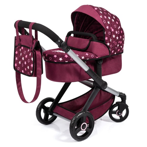 Bayer dolls pram xeo burgundy - bayer,