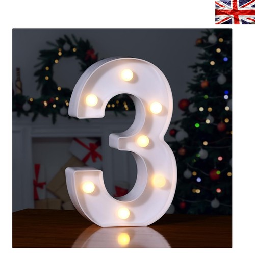 Led light number marquee - led, light-up